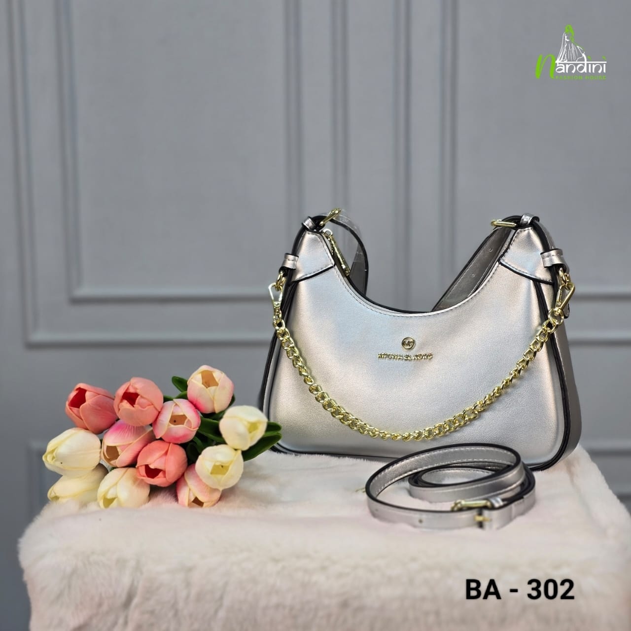 Metallic Crossbody Bag