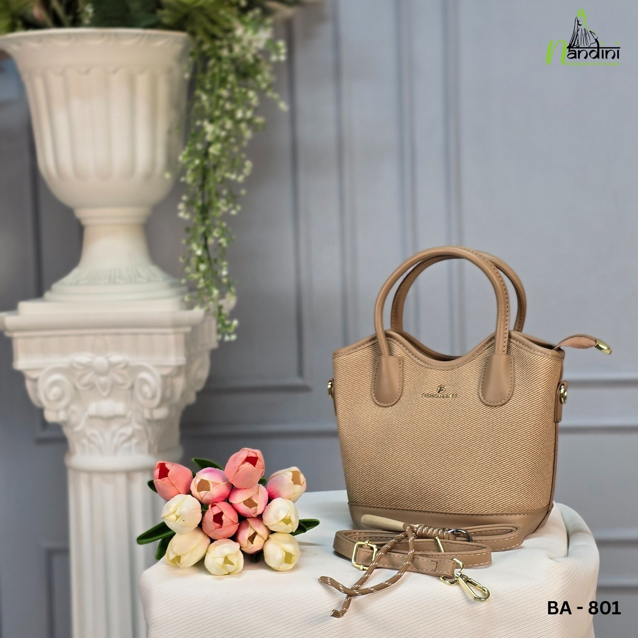 Canvas Bucket Bag