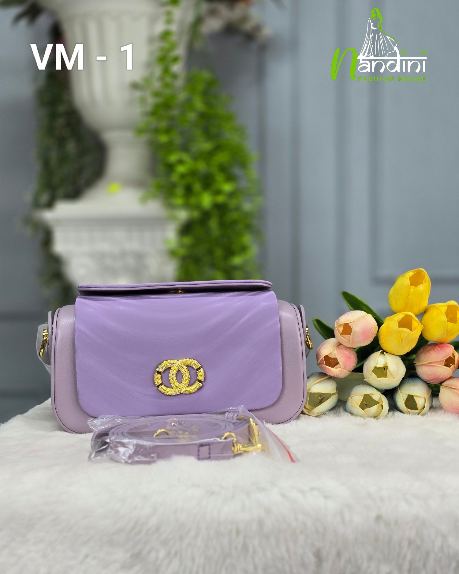 Chanel-inspired Top Handle Flap Bag