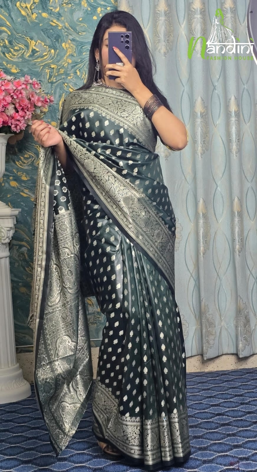 Katan Silk Sari