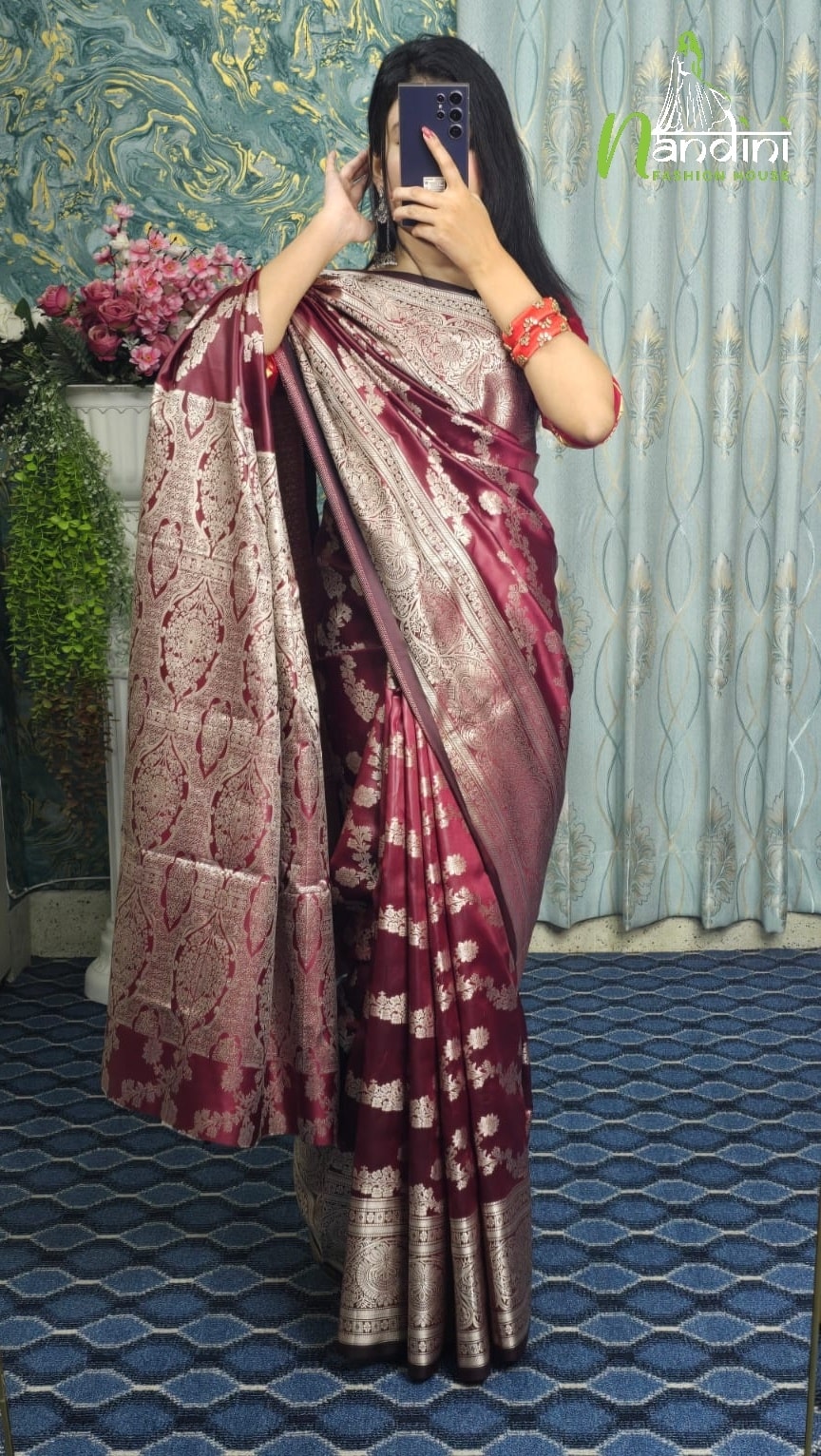 Katan Silk Sari