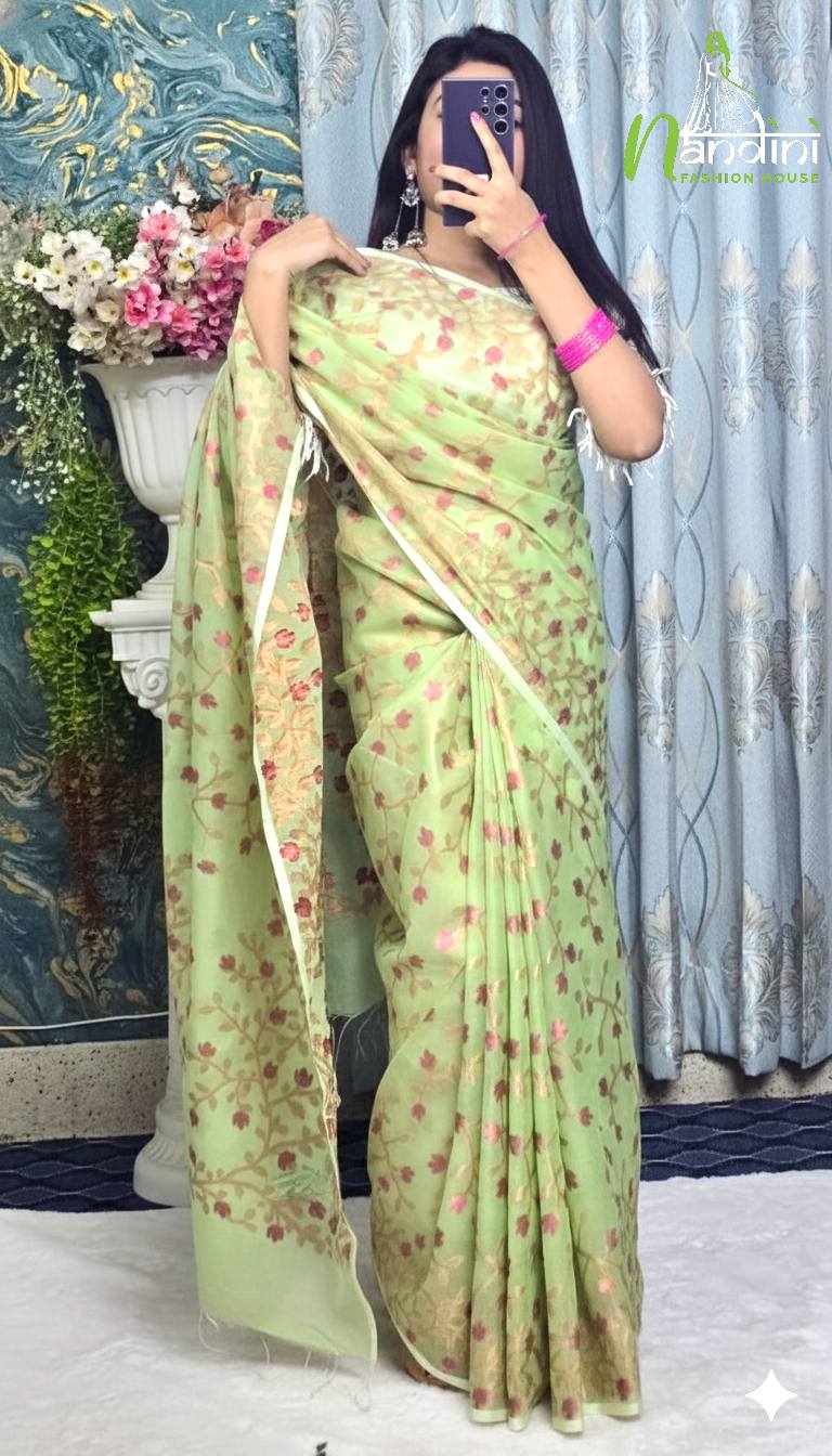 Moslin Jamdani Saree
