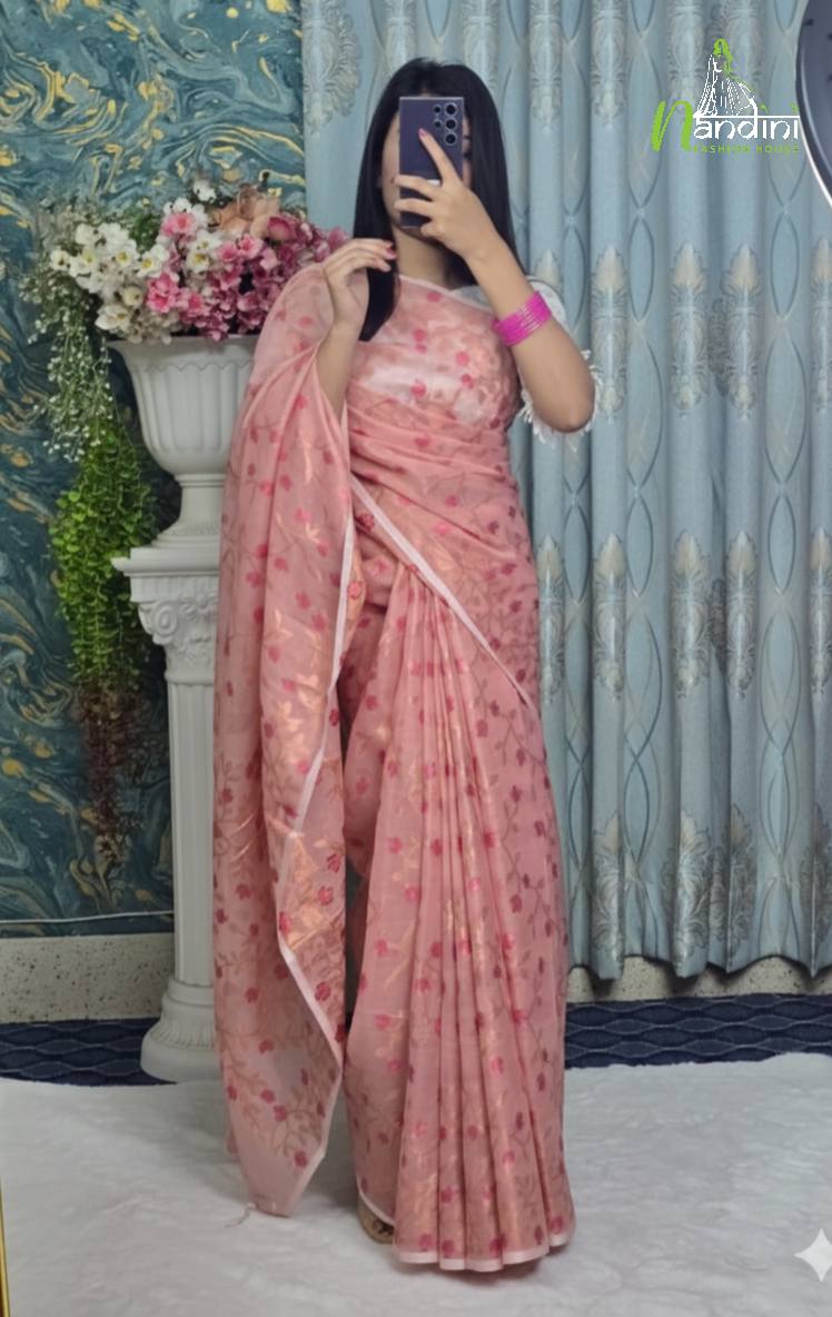 Moslin Jamdani Saree