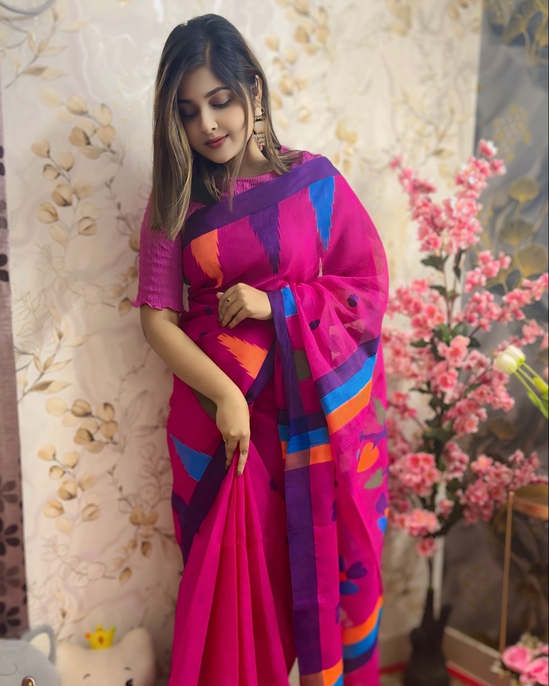 Tangail  Maslais Cotton Saree