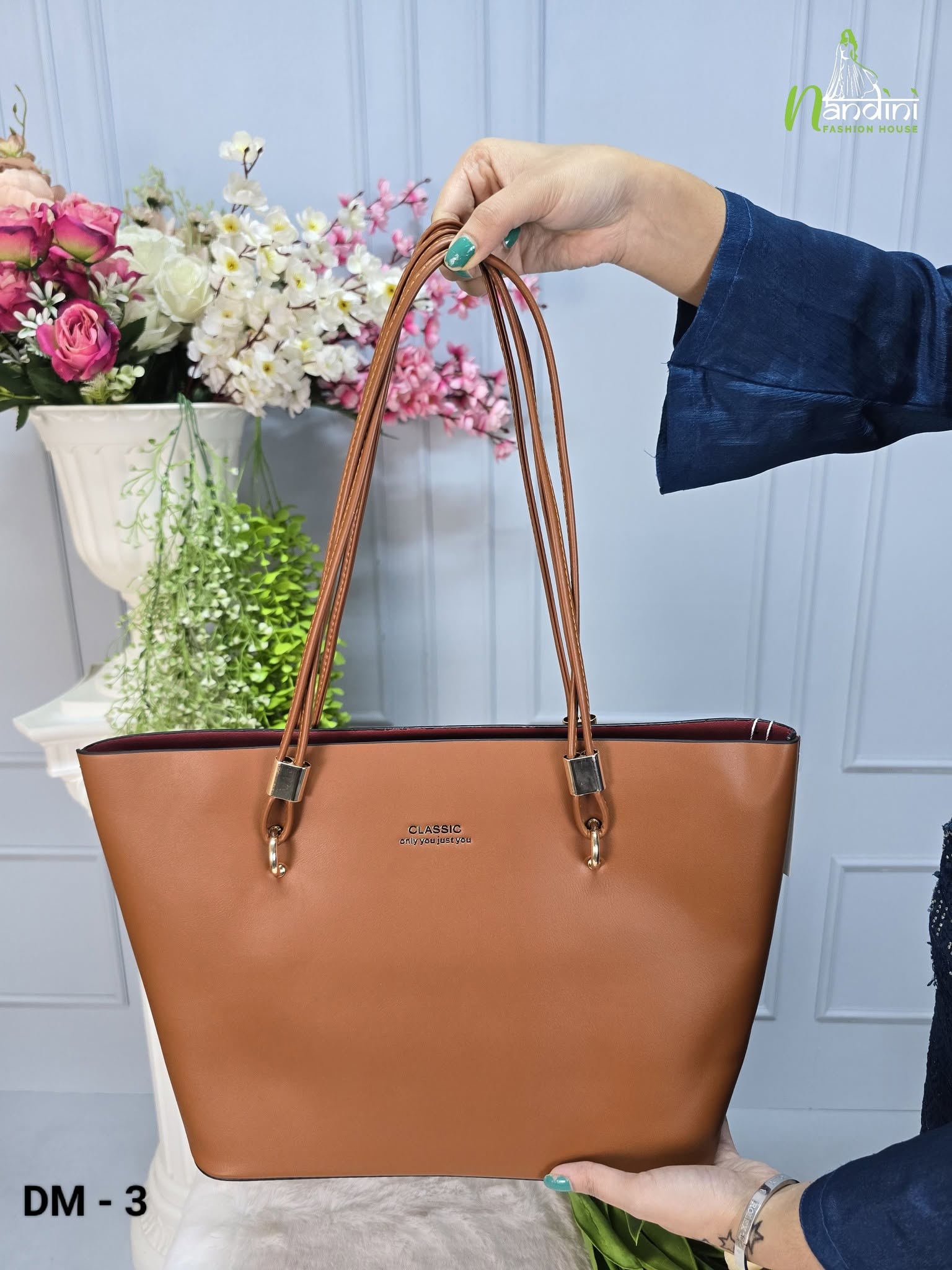 Classic Minimalist Black Tote